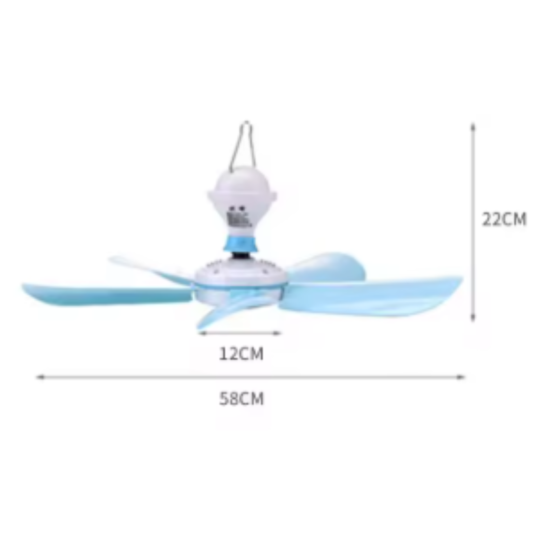 Ventilador Vertical Portátil 5 Aspas